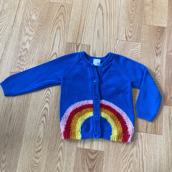 Hanna Andersson Other - Hanna Andersson | toddler cardigan 3T 🌈 rainbow